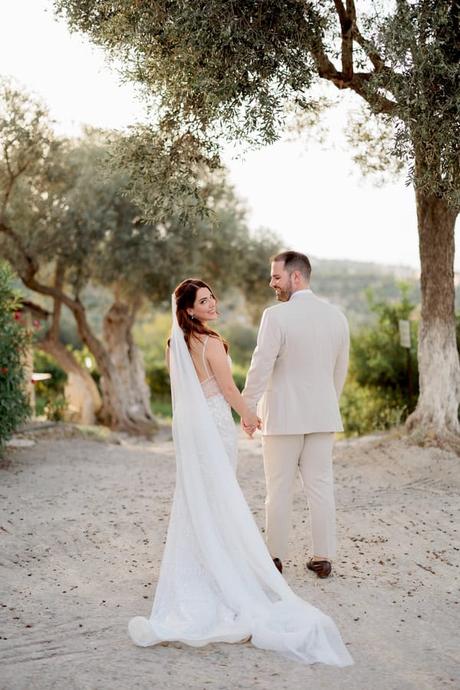 Rustic chic wedding in Crete with elegant white blooms | Ashleigh & James Rustic Chic Wedding Crete With Elegant White Blooms