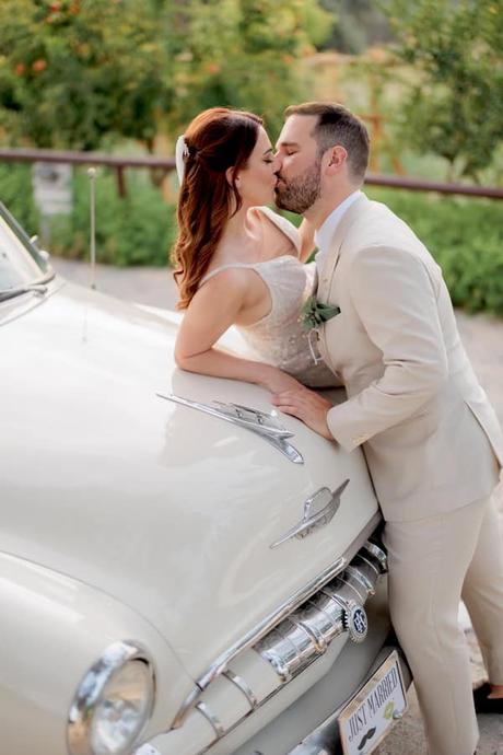 Rustic chic wedding in Crete with elegant white blooms | Ashleigh & James Rustic Chic Wedding Crete With Elegant White Blooms