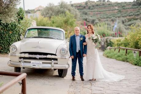 Rustic chic wedding in Crete with elegant white blooms | Ashleigh & James Rustic Chic Wedding Crete With Elegant White Blooms