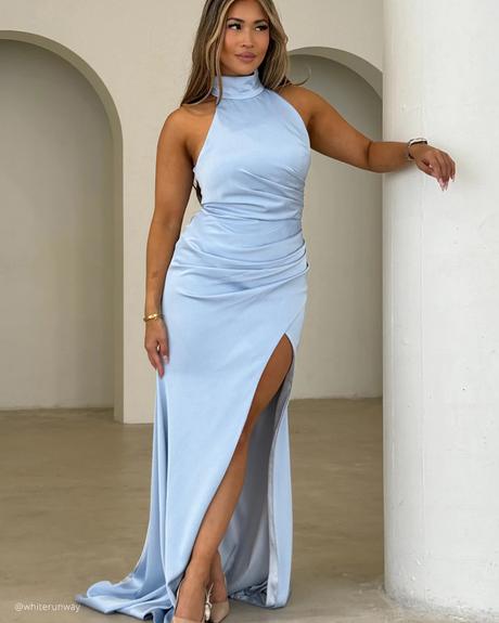 21 Wedding Guest Dresses Summer to Try Now wedding guest dresses summer simple blue sexy whiterunway