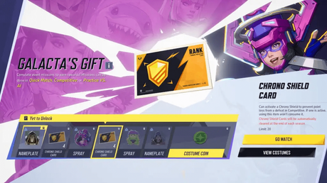 All Challenges And Rewards in Marvel Rivals Galacta’s Gift event chrono-shield-card-marvel-rivals