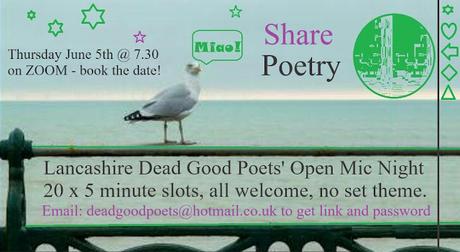 Lancashire Dead Good Poets' June Open Mic Night