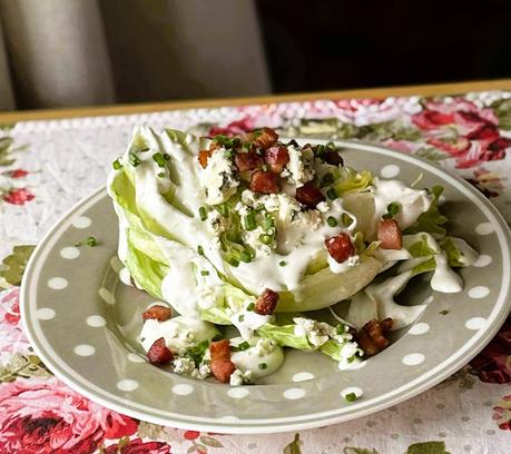 Iceberg Wedge with Blue Cheese & Bacon