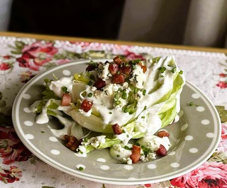 Iceberg Wedge with Blue Cheese & Bacon
