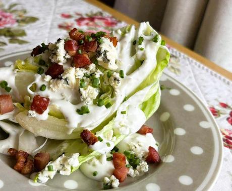Iceberg Wedge with Blue Cheese & Bacon