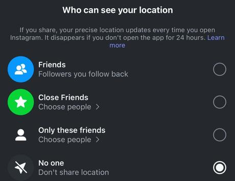 How to Turn Off Instagram Map Instagram map location settings. Protecting your privacy.