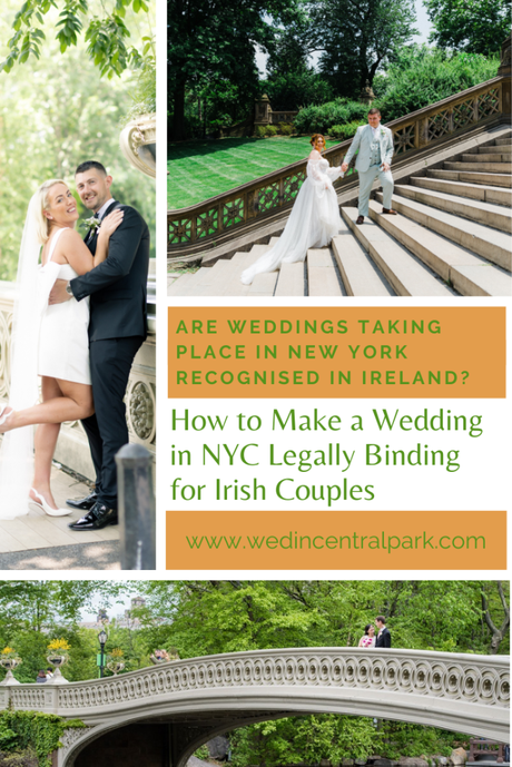 Are weddings taking place in New York legally recognised in Ireland?