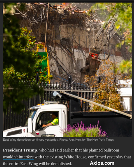 Trump Said His Ballroom Wouldn't Affect The White House - He LIED