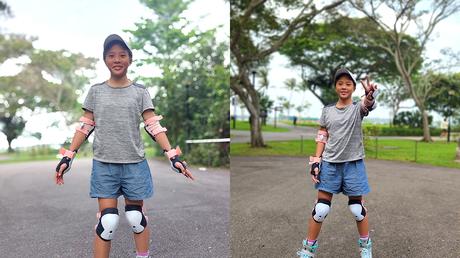 All I wanna do is rollerblade - Ariel is 12!