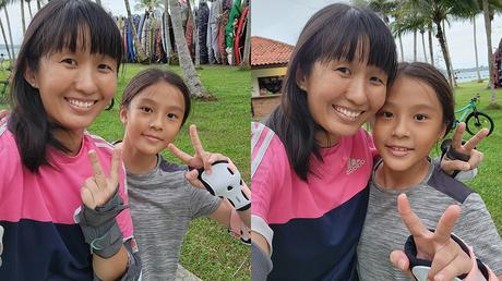 All I wanna do is rollerblade - Ariel is 12!