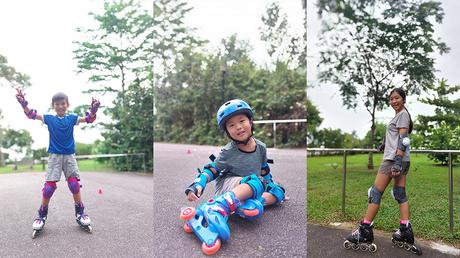 All I wanna do is rollerblade - Ariel is 12!