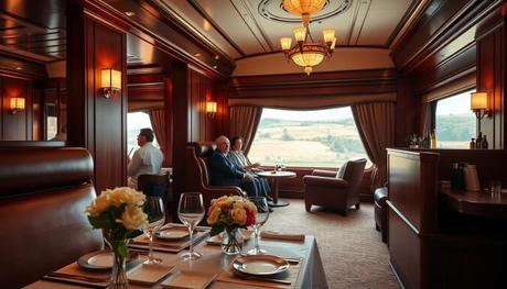 luxury train amenities