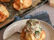 Jacket Potatoes with Creamy Mushroom Sauce