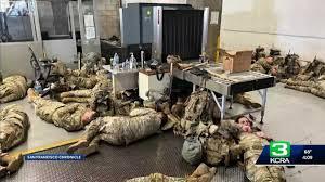 Photos show Trump admin sent troops to L.A., with no food, water, beds, or toilets -- drawing outrage from those demanding the military be treated with respect Photos show Trump admin sent troops to L.A., with no food, water, beds, or toilets -- drawing outrage from those demanding the military be treated with respect