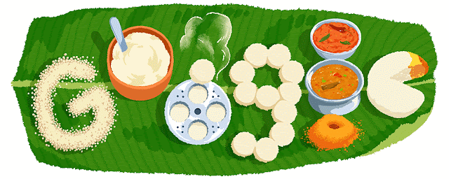Google Doodle celebrates - 'Idly' !! Google Doodle celebrates - 'Idly' !!