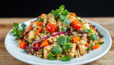 Image of a hearty vegetarian dish