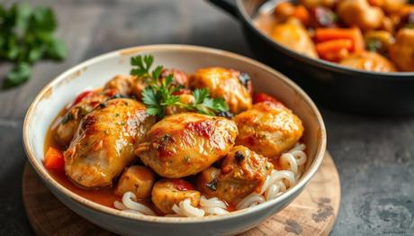 Image of a delicious one-pot chicken recipe