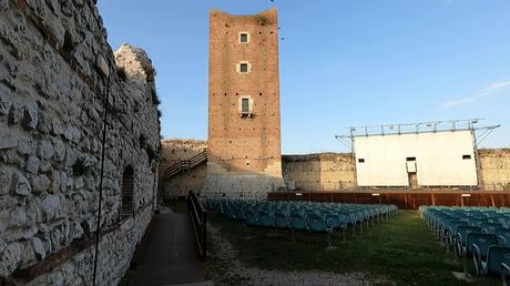 Romeo's castle in Montecchio Maggiore (Vicenza)|now it is an open-air theater! interior of the Castle