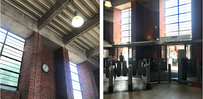 Alperton station – no escalator, but a rather fine shopping arcade Alperton station – no escalator, but a rather fine shopping arcade