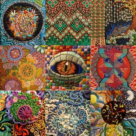 Meet the crafter: Owen Kelly aka Slavetothestitch Examples of Owen Kelly's artwork: embroidered quilt