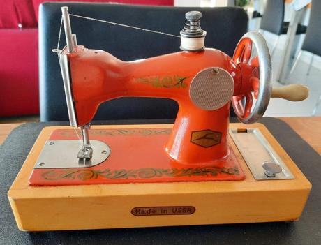The Orsha vintage toy sewing machine I chose for my daughter Our daughter's very first sewing machine