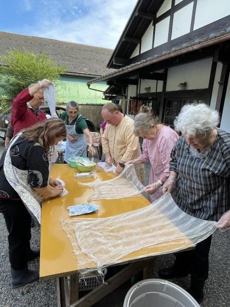 A textile lover’s dream: exploring Japan with Kyoto Kimono Photo from one of the Textile Tours of Japan with Nancy McDonough of Kyoto Kimono