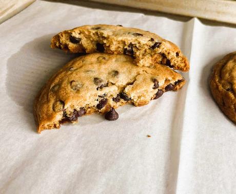 Two Big Chocolate Chip Cookies
