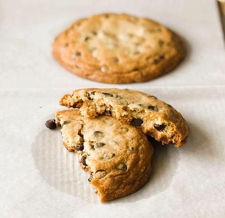 Two Big Chocolate Chip Cookies