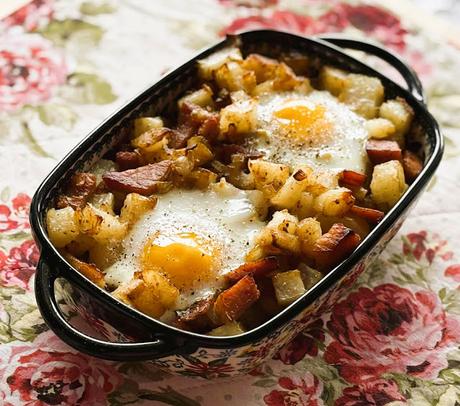 Ham, Egg & Potato Bake