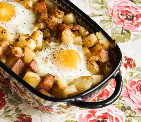 Ham, Egg & Potato Bake