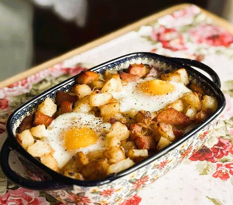 Ham, Egg & Potato Bake