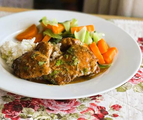 Cider Glazed Chicken Thighs Cider Glazed Chicken Thighs