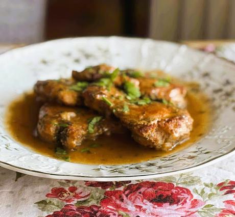 Cider Glazed Chicken Thighs