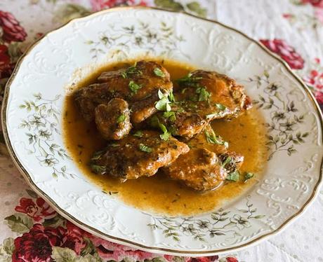 Cider Glazed Chicken Thighs