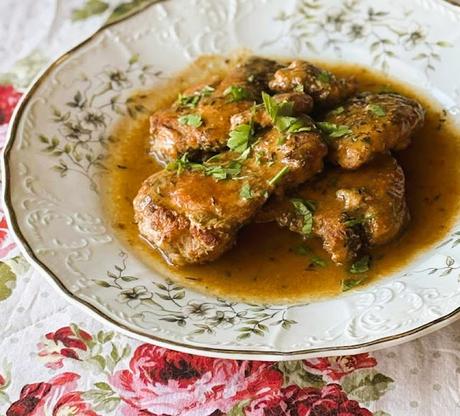 Cider Glazed Chicken Thighs