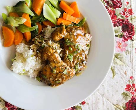 Cider Glazed Chicken Thighs