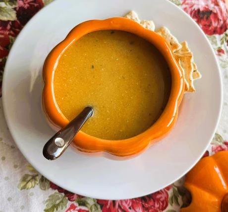 Butternut Squash, Apple & Cheddar Soup