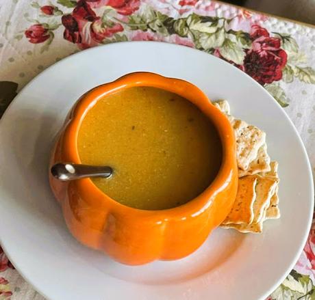 Butternut Squash, Apple & Cheddar Soup