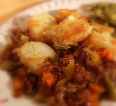 Cottage Pie with Potato Cobbles