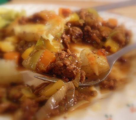 Cottage Pie with Potato Cobbles