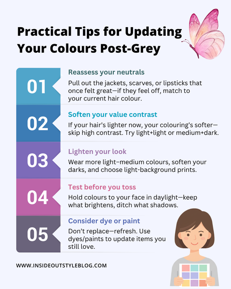 How Do Your Colours Change When You Go Grey?