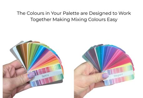 Mixing colours - Elegant and Spicy palettes