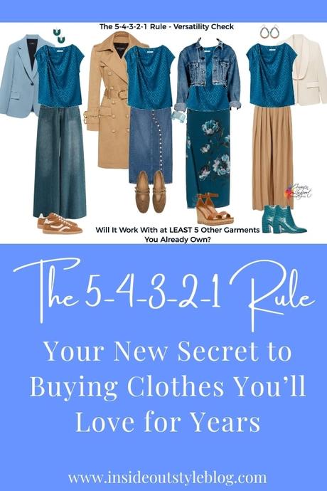 The 5-4-3-2-1 Rule: Your New Secret to Buying Clothes You’ll Love for Years The 5-4-3-2-1 Rule: Your New Secret to Buying Clothes You’ll Love for Years