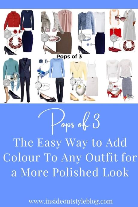 Pops of 3 - The Easy Way to Add Colour To Any Outfit for a More Polished Look