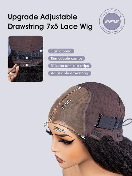 Wear Go 7x5 Lace Wig: Unlock Effortless Beauty Breathable and comfortable, beautiful all day