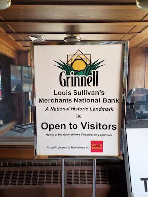 JEWEL BOX BANK: Merchant’s National Bank, Grinnell Iowa, designed by Chicago architect Louis Sullivan