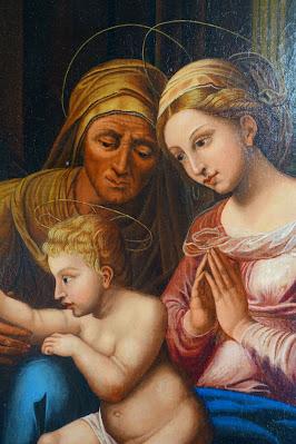 HOLY FAMILY PAINTING by MERCY ANN LOCKRIDGE: A 6000 Mile Journey from New York to California and Back