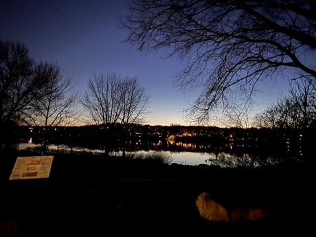 From a night at Arlington, Mass