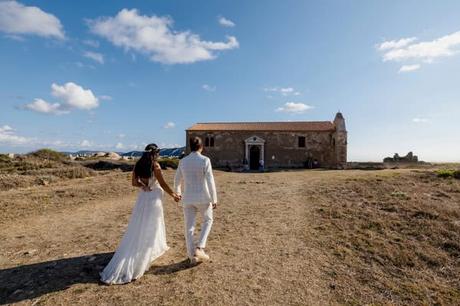 Autumn Wedding Methoni Castle Ivory Roses