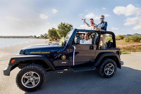 Autumn Wedding Methoni Castle Ivory Roses